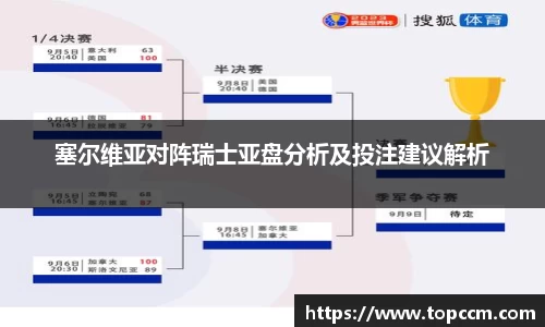 塞尔维亚对阵瑞士亚盘分析及投注建议解析